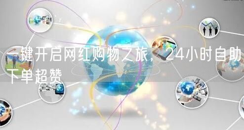 一键开启网红购物之旅，24小时自助下单超赞