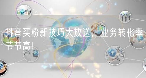抖音买粉新技巧大放送，业务转化率节节高！