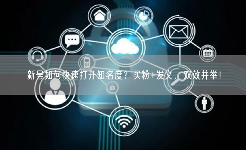 新号如何快速打开知名度？买粉+发文，双效并举！