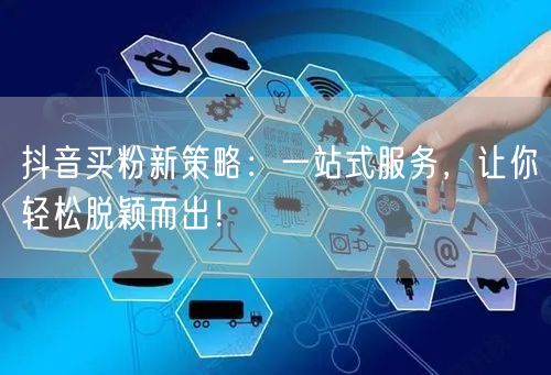 抖音买粉新策略：一站式服务，让你轻松脱颖而出！