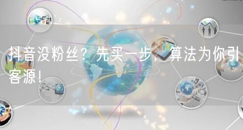 抖音没粉丝？先买一步，算法为你引客源！