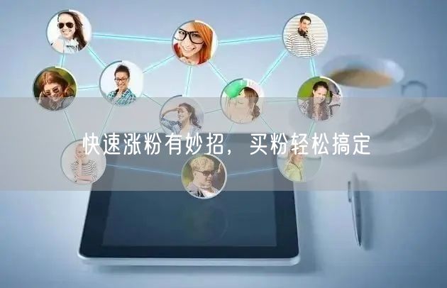 快速涨粉有妙招，买粉轻松搞定
