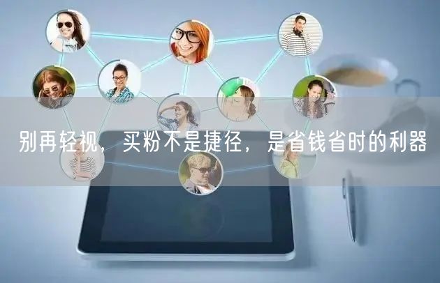 别再轻视，买粉不是捷径，是省钱省时的利器