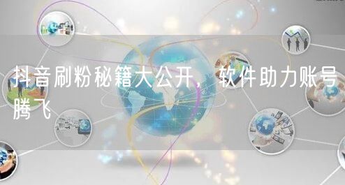 抖音刷粉秘籍大公开，软件助力账号腾飞