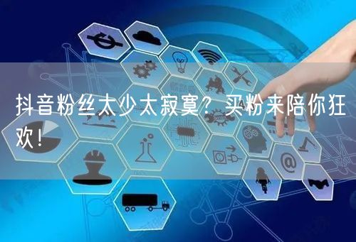 抖音粉丝太少太寂寞？买粉来陪你狂欢！