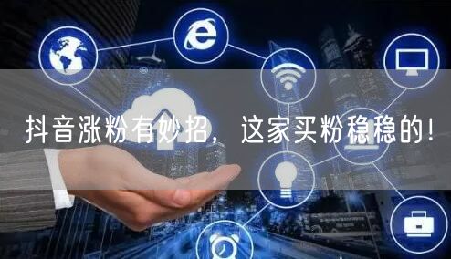 抖音涨粉有妙招，这家买粉稳稳的！