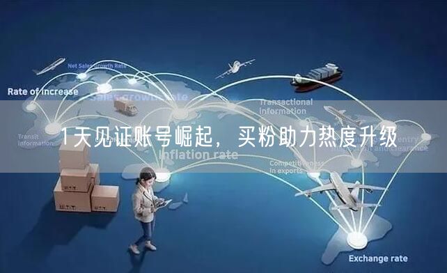1天见证账号崛起，买粉助力热度升级