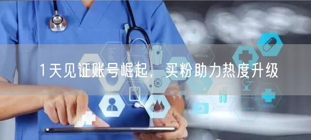 1天见证账号崛起，买粉助力热度升级