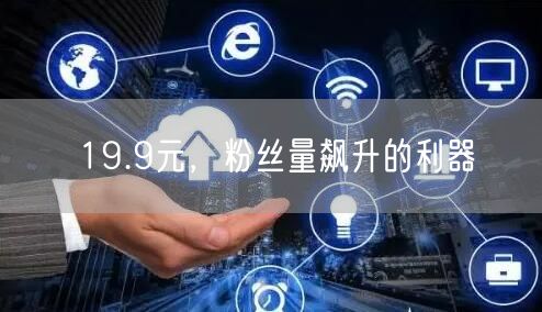 19.9元，粉丝量飙升的利器