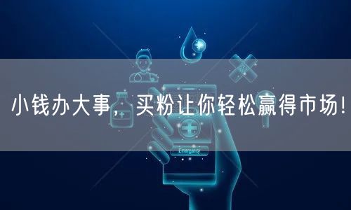 小钱办大事，买粉让你轻松赢得市场！