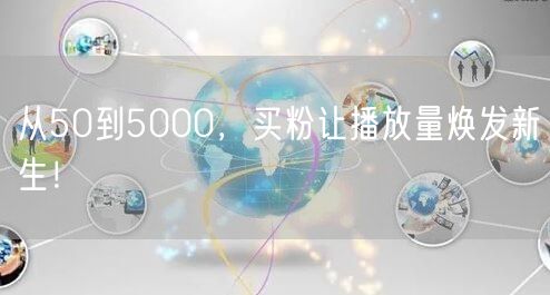 从50到5000，买粉让播放量焕发新生！