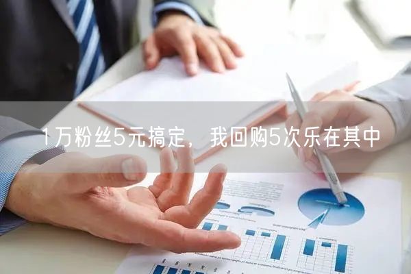 1万粉丝5元搞定，我回购5次乐在其中