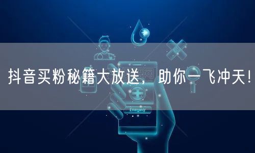 抖音买粉秘籍大放送，助你一飞冲天！