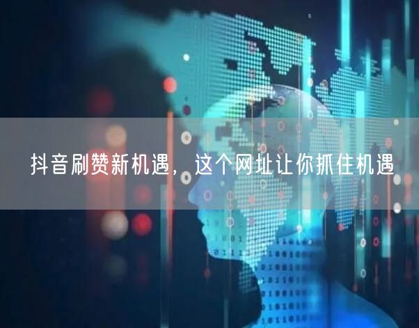 抖音刷赞新机遇，这个网址让你抓住机遇