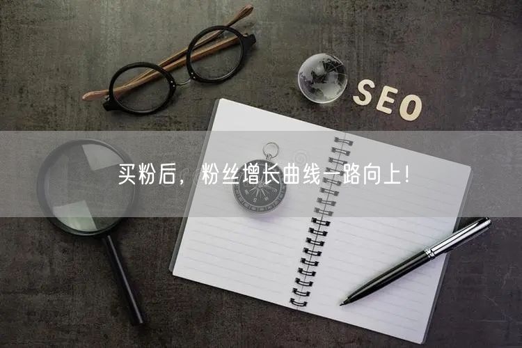 买粉后，粉丝增长曲线一路向上！