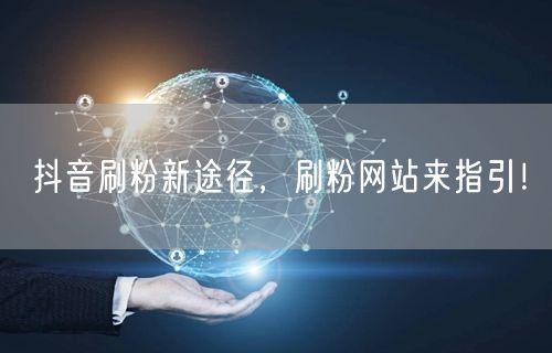 抖音刷粉新途径，刷粉网站来指引！