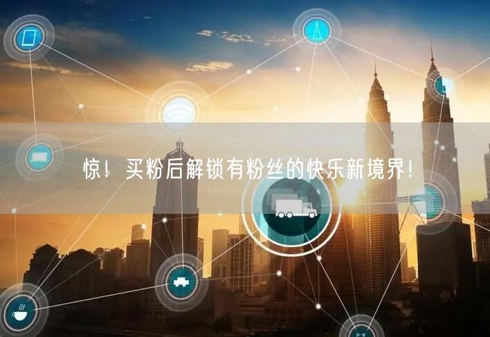 惊！买粉后解锁有粉丝的快乐新境界！