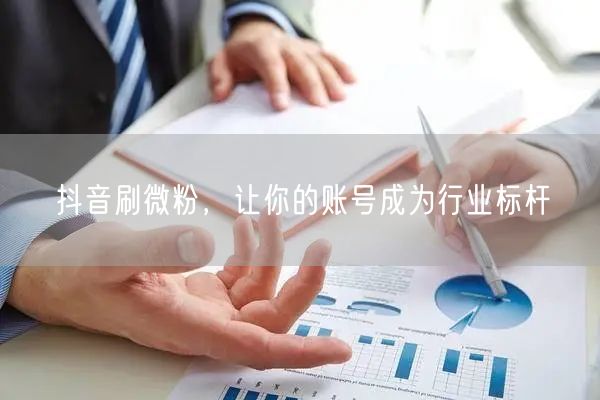 抖音刷微粉，让你的账号成为行业标杆