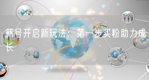新号开启新玩法：第一步买粉助力成长