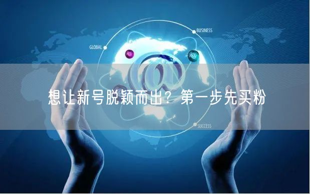 想让新号脱颖而出？第一步先买粉